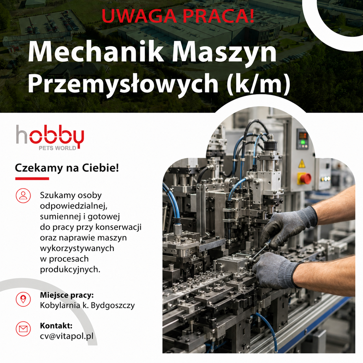 Mechanik Maszyn Przemysłowych ( k/m )