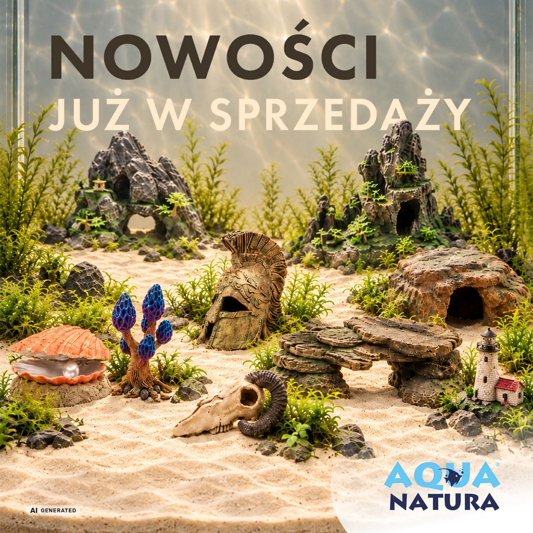 NOWOŚCI AQUA NATURA – DEKORACJE AKWARYSTYCZNE JUŻ W OFERCIE